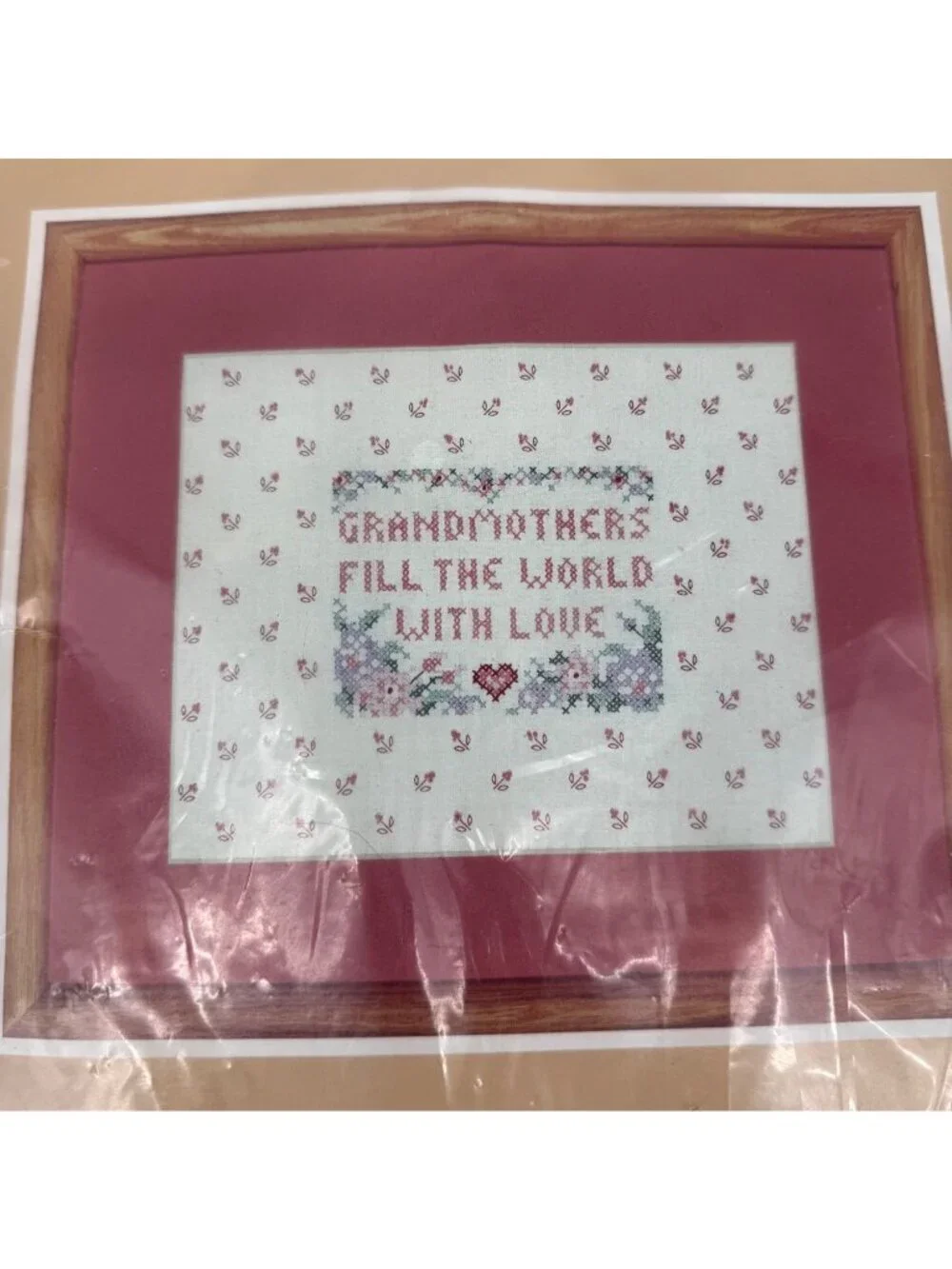 Prints Charming VTG Grandmothers Love Cross Stitch Kit 727 NEW SEALED